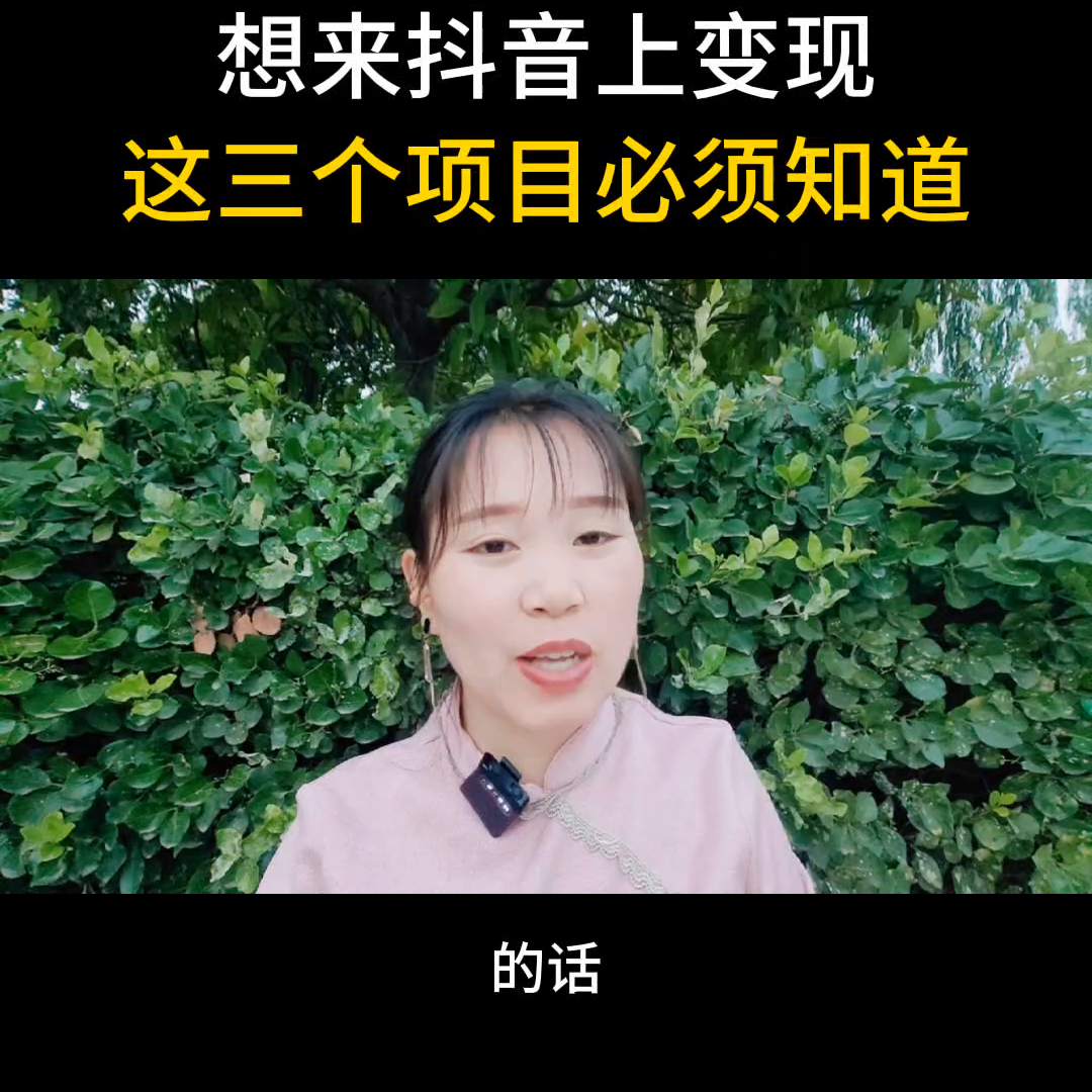 抖音副业赚钱的方法视频_抖音变现任务是真的吗_抖音变现任务能赚钱吗